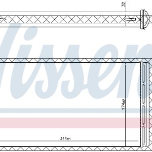 Schimbator caldura incalzire habitaclu VOLVO FL III FL 240-12 diesel 240 cai NISSENS 707206