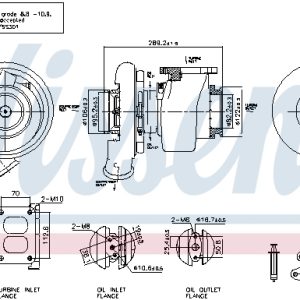 Compresor sistem de supraalimentare VOLVO FH 520 diesel 519 cai NISSENS 93773