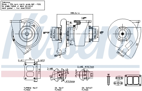 Compresor sistem de supraalimentare VOLVO FH 400 diesel 400 cai NISSENS 93773