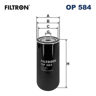 Filtru ulei VOLVO FL6 FL 609 CNG benzina 194 cai FILTRON OP 584