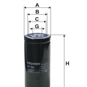 Filtru ulei VOLVO FM FM 360 diesel 360 cai FILTRON OP 720
