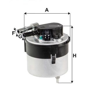 Filtru combustibil VOLVO C30 (533) 1.6 D diesel 109 cai FILTRON PP 838/8