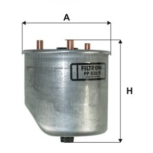 Filtru combustibil VOLVO C30 (533) D2 diesel 115 cai FILTRON PP 838/9
