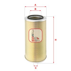 Filtru aer VOLVO FLC FLC 140 diesel 135 cai SOFIMA S 2450 A