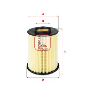 Filtru aer VOLVO C30 (533) 1.8 FlexFuel Benzina/Etanol 125 cai SOFIMA S 2722 A