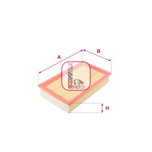 Filtru aer VOLVO C30 (533) 2.0 D diesel 136 cai SOFIMA S 3241 A