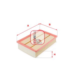 Filtru aer VOLVO C30 (533) 1.6 D diesel 109 cai SOFIMA S 3246 A