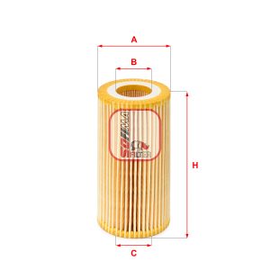 Filtru ulei VOLVO C30 (533) D5 diesel 163 cai SOFIMA S 5039 PE