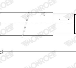 Amortizor VOLVO FM II FM 460 LNG diesel 460 cai MONROE T5440
