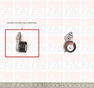Rola intinzator curea distributie VOLVO C30 (533) 1.6 benzina 100 cai FAI AUTOPARTS T9315