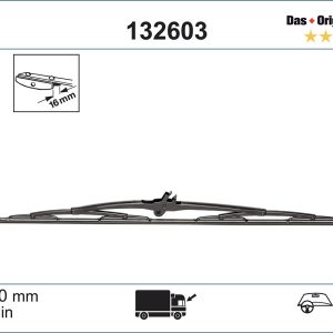 Lamela stergator VOLVO FL6 FL 615 diesel 250 cai SWF 132603