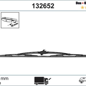 Lamela stergator VOLVO FM10 FM 10/360 diesel 360 cai SWF 132652