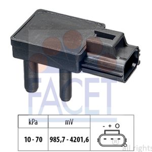 Senzor presiune gaze evacuare VOLVO C30 (533) D5 diesel 163 cai FACET 10.3277