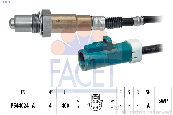 Sonda Lambda VOLVO C30 (533) 2.0 FlexFuel Benzina/Etanol 146 cai FACET 10.8273