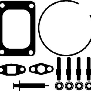 Set montaj turbocompresor VOLVO FM II FM 420 diesel 420 cai MAHLE ORIGINAL 038 TA 18618 000