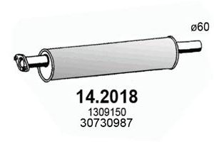 Toba esapament primara VOLVO C30 (533) 2.0 D diesel 136 cai ASSO 14.2018