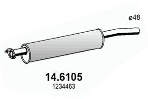 Toba esapamet intermediara VOLVO C30 (533) 2.0 FlexFuel Benzina/Etanol 146 cai ASSO 14.6105