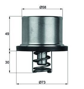 Termostat lichid racire VOLVO FM12 FM 12/380 diesel 379 cai MAHLE ORIGINAL THD 1 86