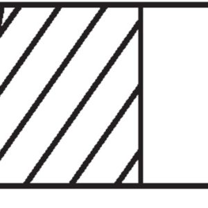 Set segmenti piston VOLVO C30 (533) 2.4 i benzina 170 cai MAHLE ORIGINAL 038 52 N0