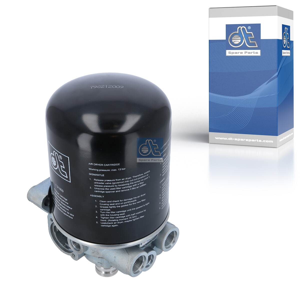 Uscator aer sistem compresor VOLVO FH16 FH 16/540, FH 16/550 diesel 540 cai DT SPARE PARTS 4.62000