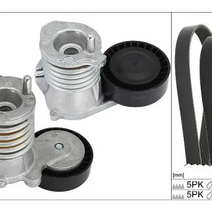 Set curea transmisie cu caneluri VOLVO C30 (533) D3 diesel 150 cai INA 529 0477 10