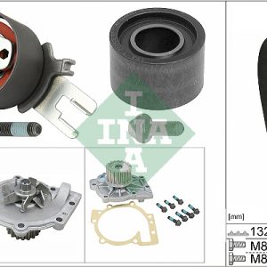 Set pompa apa + curea dintata VOLVO C30 (533) D5 diesel 163 cai INA 530 0582 30