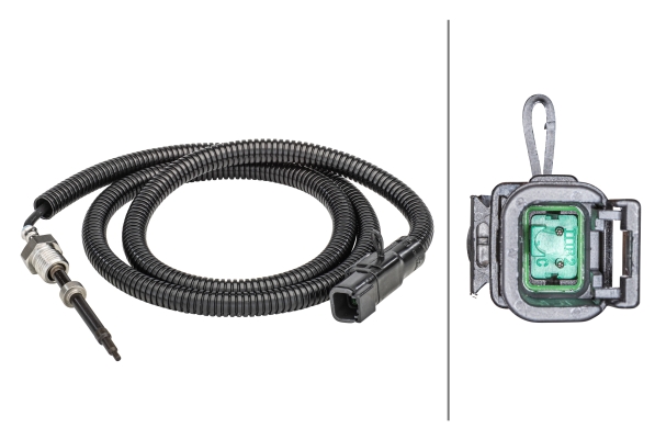 Senzor temperatura gaze evacuare VOLVO FH II 380 diesel 381 cai HELLA 6PT 358 181-341