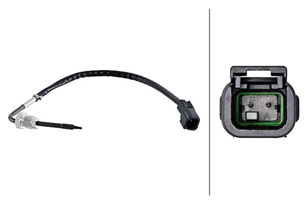 Senzor temperatura gaze evacuare VOLVO FM FM 460 diesel 460 cai HELLA 6PT 358 181-811