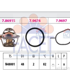 Termostat lichid racire VOLVO C30 (533) 1.6 benzina 100 cai FACET 7.8691