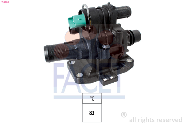 Termostat lichid racire VOLVO C30 (533) 1.6 D diesel 109 cai FACET 7.8708