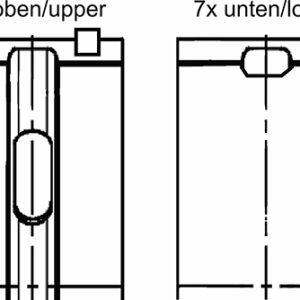Set rulment arbore cotit VOLVO FH16 FH 16/610 diesel 610 cai KOLBENSCHMIDT 77955610