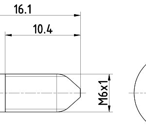 Surub disc frana VOLVO EX40 (536) EV electric 238 cai TEXTAR TPM0008