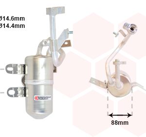 Uscator aer conditionat VOLVO C30 (533) D3 diesel 150 cai VAN WEZEL 5900D165