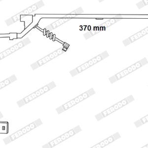 Senzor de avertizare uzura placute de frana VOLVO FL II FL 240-12 diesel 240 cai FERODO FAI169