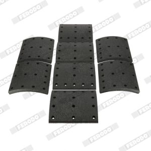 Set garnituri de frictiune frana tambur VOLVO FL12 FL 12/380 diesel 379 cai FERODO K19071.0-F3526