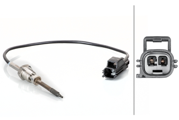 Senzor temperatura gaze evacuare VOLVO C30 (533) D5 diesel 180 cai HELLA 6PT 014 495-011