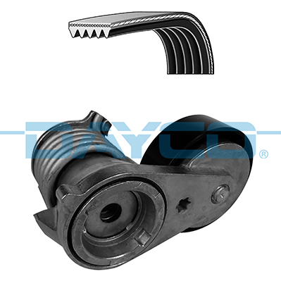 Set curea transmisie cu caneluri VOLVO C30 (533) D3 diesel 150 cai DAYCO KPV882