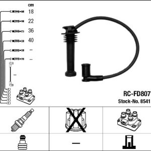Set cablaj aprindere VOLVO C30 (533) 1.6 benzina 100 cai NGK 8541