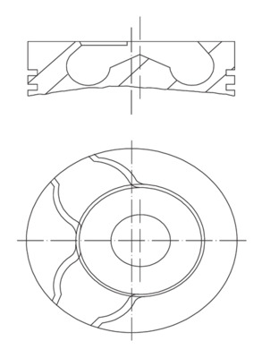 Piston MAHLE ORIGINAL 0215800 – VOLVO | AutoRival