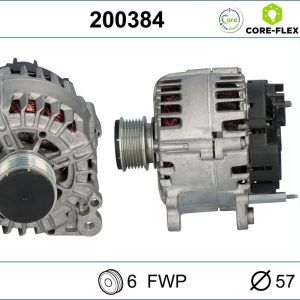 Alternator VW GOLF VI (5K1) 2.0 TDI 4motion diesel 140 cai VALEO 200384