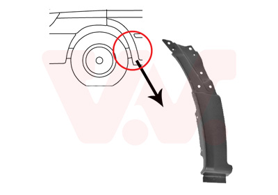 Aripa VW CRAFTER 30-50 platou / sasiu (2F_) 2.0 TDI diesel 109 cai VAN WEZEL 3077653