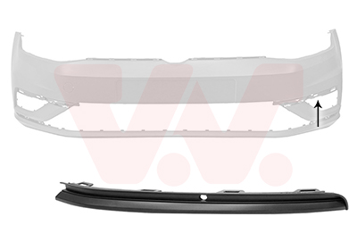 Banda de protectie bara de protectie VW GOLF VII (5G1, BQ1, BE1, BE2) 1.2 TSI benzina 110 cai VAN WEZEL 5775583