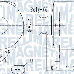 Alternator VW CRAFTER 30-35 bus (2E_) 2.0 TDI diesel 114 cai MAGNETI MARELLI 063732137010