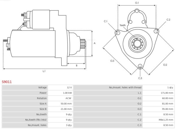 Alternator VW GOLF VI Cabriolet (517) 2.0 R benzina 265 cai AS-PL A0964(SEG)