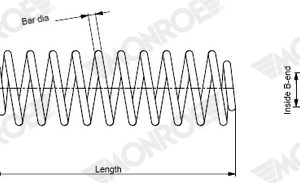 Arc spiral VW GOLF VII (5G1, BQ1, BE1, BE2) 1.4 TSI benzina 125 cai MONROE SP4617