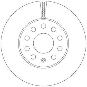 Disc frana VW GOLF SPORTSVAN VII (AM1, AN1) 2.0 TDI diesel 150 cai TRW DF6903S