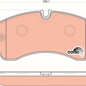 Placute frana VW CRAFTER 30-50 caroserie (2E_) 2.5 TDI diesel 88 cai TRW GDB1696