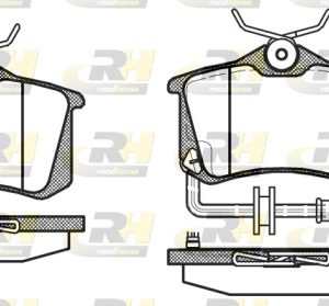 Placute frana VW GOLF VI (5K1) 2.0 TDI diesel 170 cai ROADHOUSE 2263.41