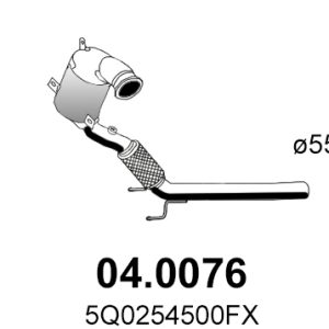 Catalizator VW GOLF VII (5G1, BQ1, BE1, BE2) 1.4 TSI benzina 125 cai ASSO 04.0076