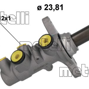 Pompa centrala frana VW GOLF SPORTSVAN VII (AM1, AN1) 1.4 TSI MultiFuel Benzina/Etanol 125 cai METELLI 05-1212